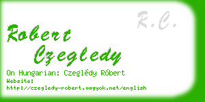 robert czegledy business card
